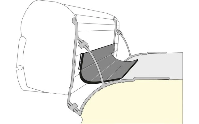 Fiamma Kit Rain Guard Van 1 Fiamma Kit Rain Guard Van