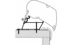 Thule Markisenadapter Malibu Roof 3,5 M -Günstiges Fiamma Geschäft 230120 2661088