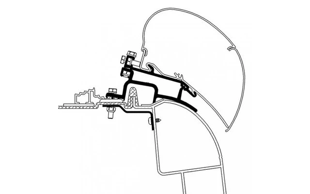 Thule Adapter Merc. Sprinter/VWCrafter 1 Thule Adapter Merc. Sprinter/VWCrafter