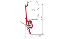 Fiamma F45 Kit High Roof Adapter Westfalia -Günstiges Fiamma Geschäft 57253 6484