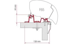 Fiamma F65/F80 Kit Mercedes Sprinter - VW Crafter (High Roof) -Günstiges Fiamma Geschäft 57431 11242