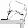 Thule Markisen-Adapter Dach Caravan 2014