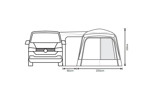 Outdoor Revolution Cayman Midi Air Vorzelt Low 180 Bis 210 Cm 5 Outdoor Revolution Cayman Midi Air Vorzelt Low 180 Bis 210 Cm – Bild 5