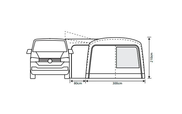 Outdoor Revolution Cayman Combo Air Vorzelt Low 180 Bis 210 Cm 7 Outdoor Revolution Cayman Combo Air Vorzelt Low 180 Bis 210 Cm – Bild 7