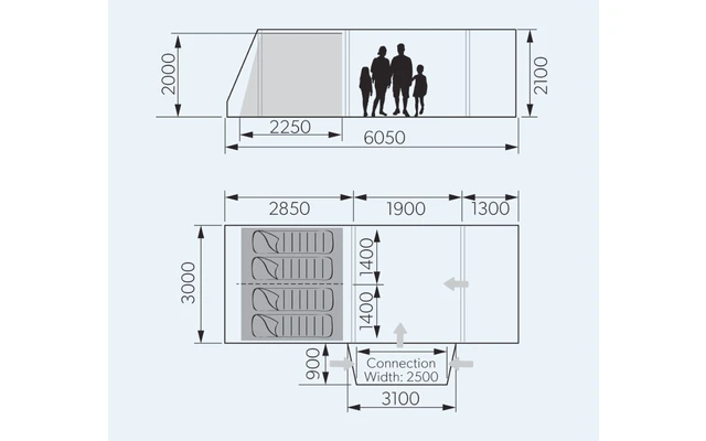 Dometic Rarotonga DA FTT 401 AIR LH Aufblasbares Driveaway Vorzelt 3 M Modell Links 3 Dometic Rarotonga DA FTT 401 AIR LH Aufblasbares Driveaway Vorzelt 3 M Modell Links – Bild 3