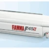Fiamma F45s 260 Markise Gehäusefarbe Polar White Tuchfarbe Royal Grey 260 Cm