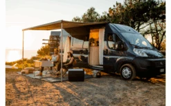 Fiamma F80s Ducato 320 Markise Gehäusefarbe Deep Black Tuchfarbe Royal Grey 320 Cm -Günstiges Fiamma Geschäft 822710 5315042