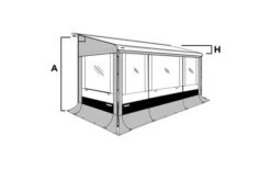 Thule Seitenwand Set Safari Residence G3 6900 -Günstiges Fiamma Geschäft 89538 586030